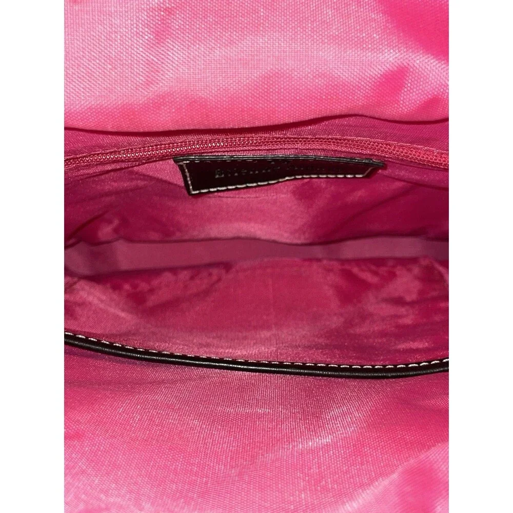 Etienne Aigner Vintage Black Nylon Backpack - Leather Trim - Convertible Sling